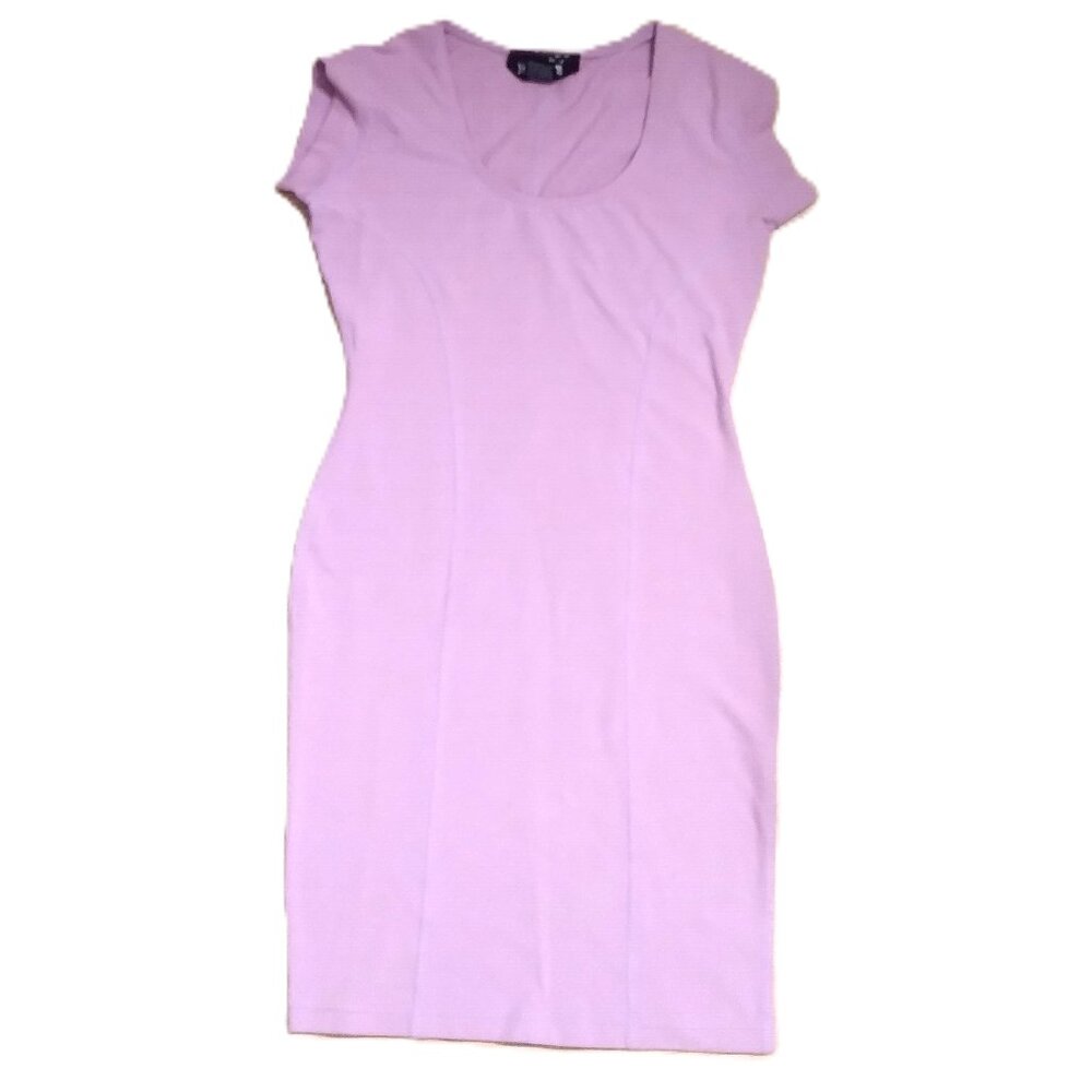 Lavender Stretch Dress - Vintage 1990s